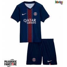 Tanie Strój piłkarski Paris Saint-Germain Koszulka Podstawowej dla dziecięce 2025-26 Krótkie Rękawy (+ szorty)